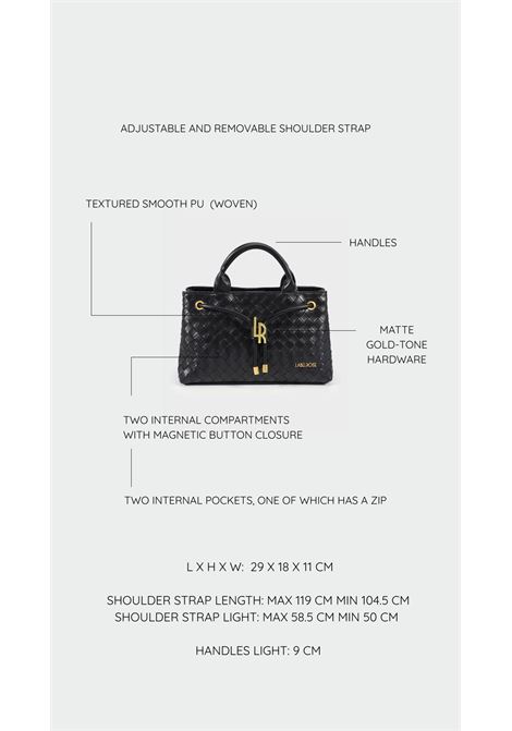 Borsa a mano MEGAN - Black LABEL ROSE | MEGANNERO
