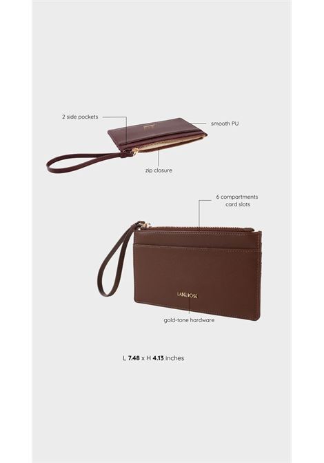 Portafoglio NOEMI WALLET - BROWN LABEL ROSE | NOEMIBROWN