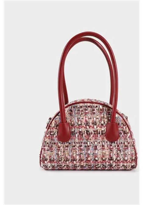 Mini bag a mano VIVIENNE - bordò LABEL ROSE | VIVIENNEVINACCIA