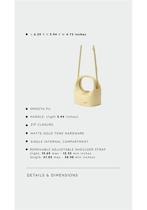  LABEL ROSE | WEAVE ICONBUTTER YELLOW