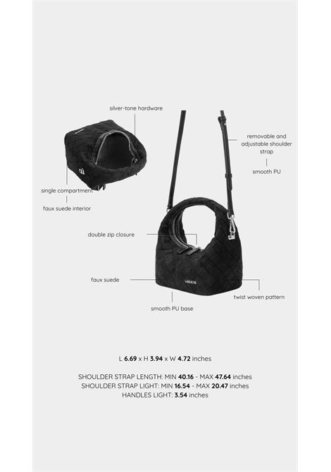  LABEL ROSE | WEAVEBLACK SILVER