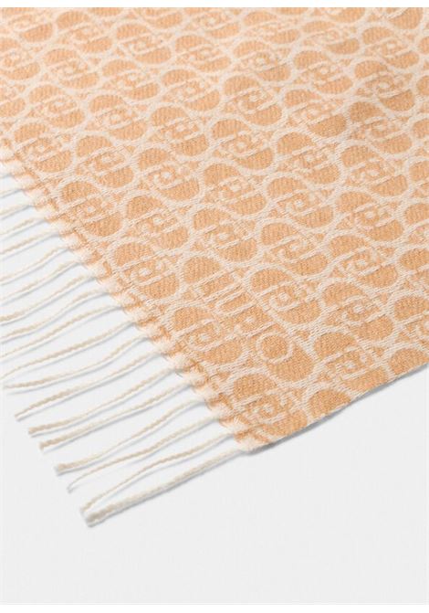 Stola con logo monogram Cammello LIUJO | 2F5018T030000070