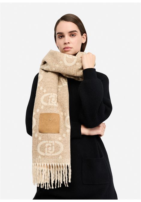 Stola con logo jacquard LIUJO | 2F5038T030030003