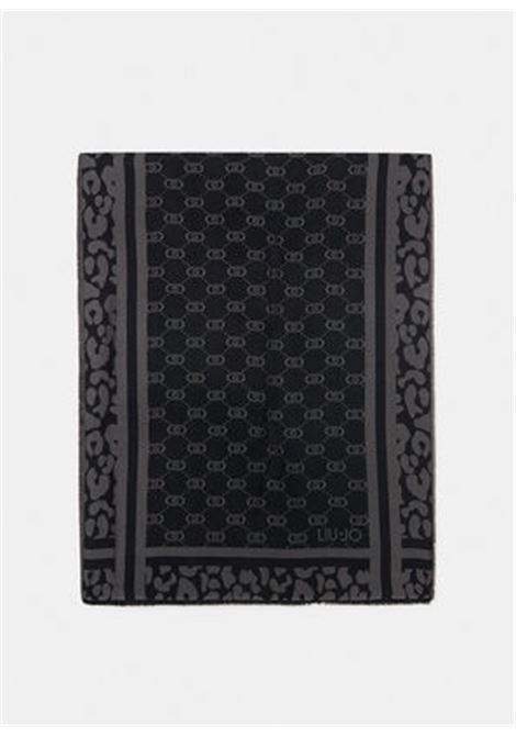 Stola con logo Nero LIUJO | 2F5040T030022222