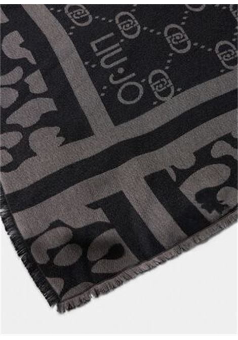 Stola con logo Nero LIUJO | 2F5040T030022222