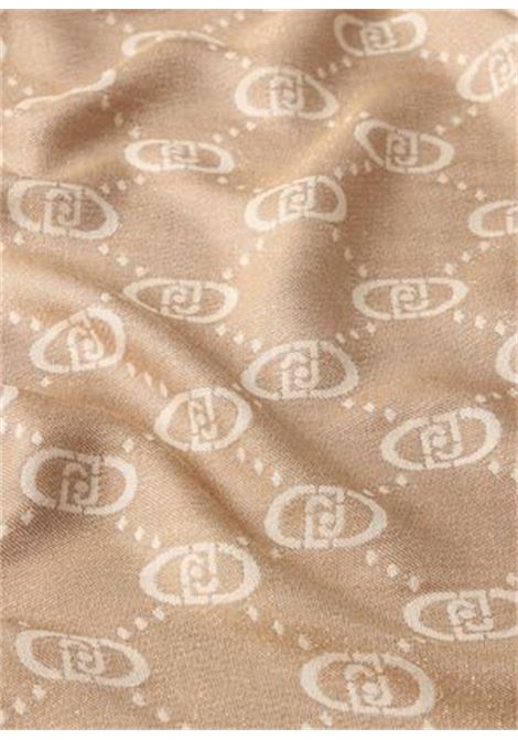 Stola con logo Beige LIUJO | 2F5040T030030003