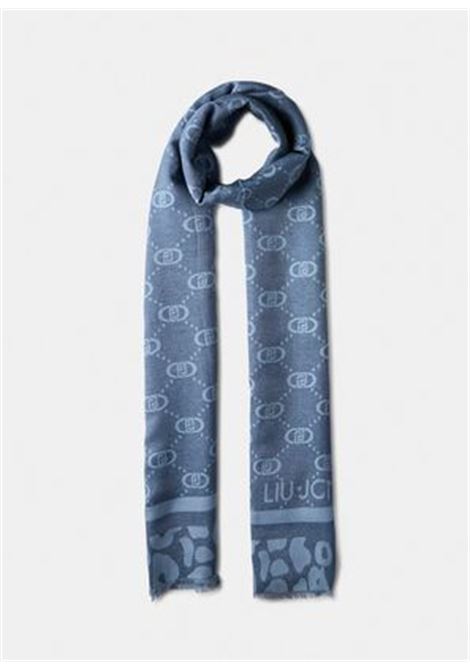 Stola con logo Azzurro LIUJO | 2F5040T030094033