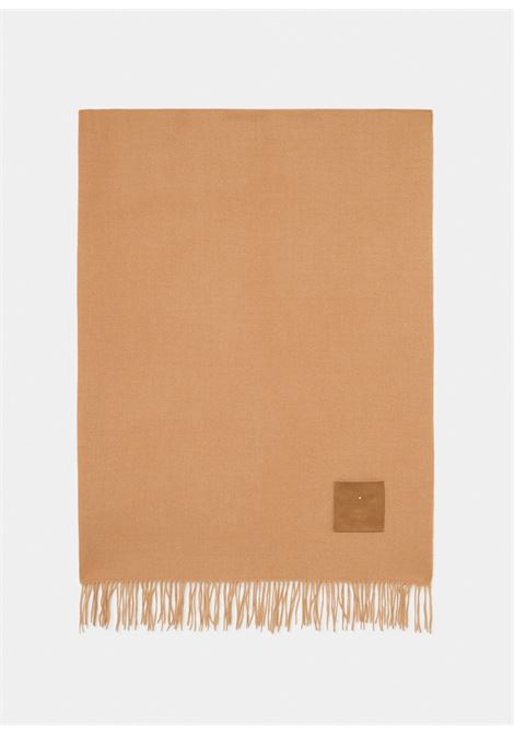 Stola con frange Cammello LIUJO | 2F5048T030000070