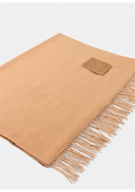 Stola con frange Cammello LIUJO | 2F5048T030000070