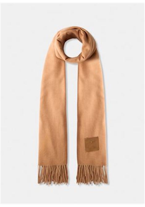Stola con frange Cammello LIUJO | 2F5048T030000070