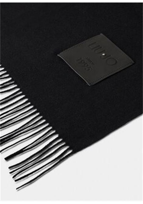 Stola con frange Nero LIUJO | 2F5048T030022222