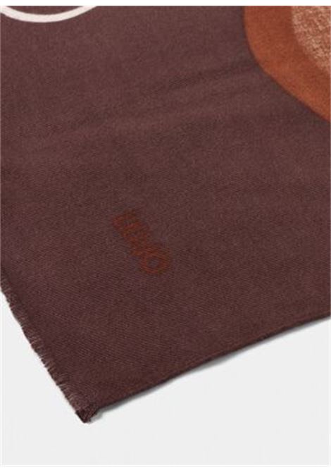 Stola con logo Marrone LIUJO | 2F5082T030000005