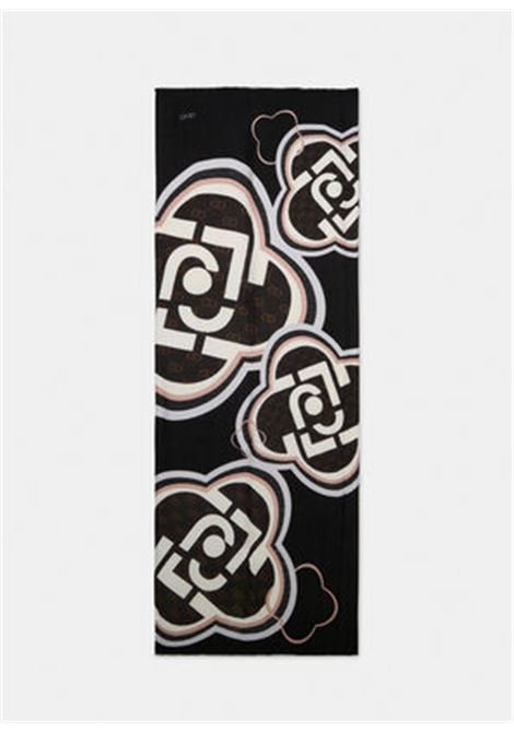 Stola con logo Nero LIUJO | 2F5082T030022222