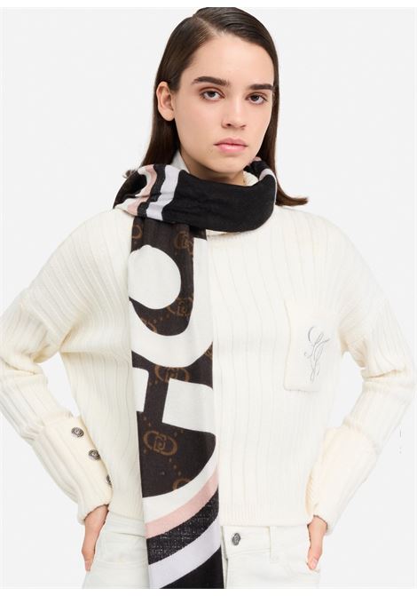 Stola con logo Nero LIUJO | 2F5082T030022222