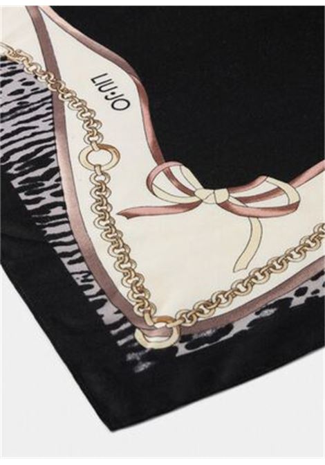 Foulard stampata Nero LIUJO | 2F5083T030022222