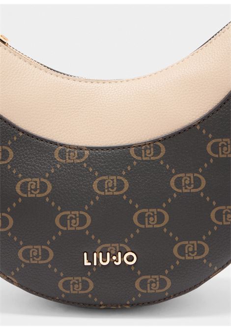 Borsa hobo media con logo LIUJO | AF5251E005351308