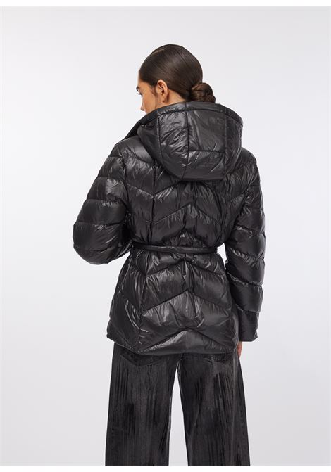 Piumino con cappuccio nero LIUJO | MF5022T270922222