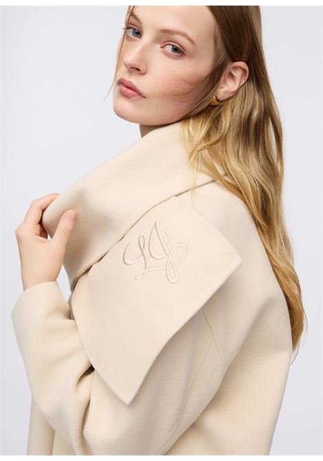 Cappotto in lana con sciarpa LIUJO | MF5025T4627P9031