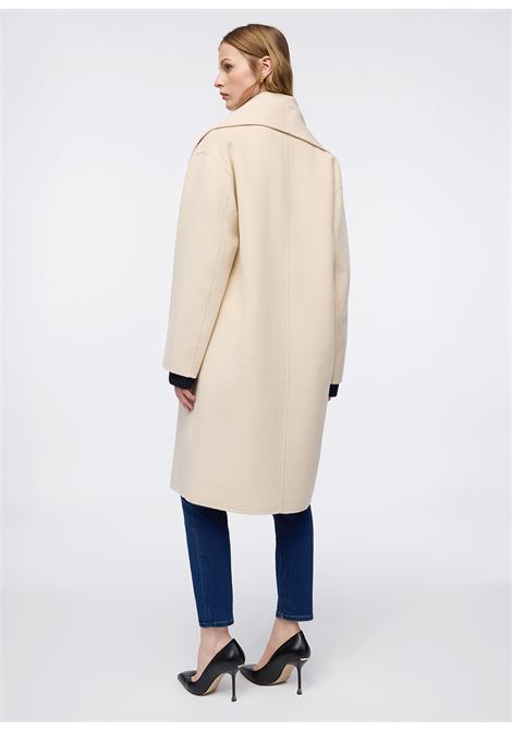 Cappotto in lana con sciarpa LIUJO | MF5025T4627P9031