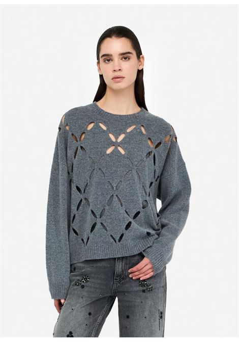 Maglia 100% lana con cut-out LIUJO | MF5039MS00902050