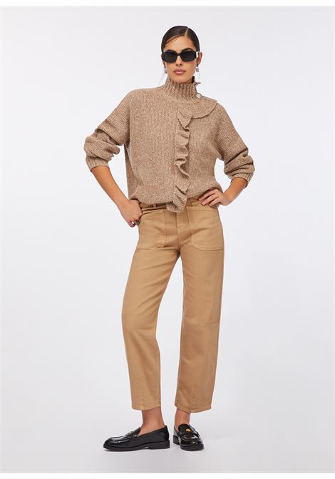 Maglia con maxi volant LIUJO | MF5052MS041P9120