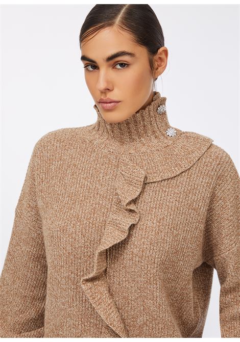 Maglia con maxi volant LIUJO | MF5052MS041P9120