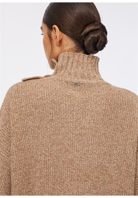 Maglia con maxi volant LIUJO | MF5052MS041P9120