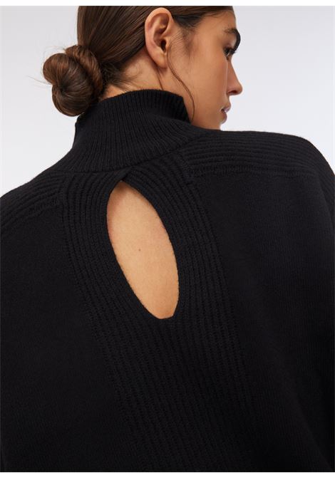 Maglia 100% lana con ricami gioiello LIUJO | MF5059MS009T9562