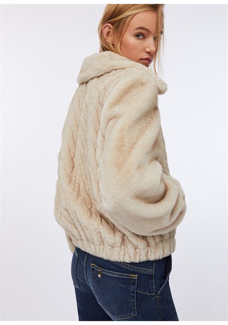 Bomber in teddy con trecce LIUJO | MF5094E1044W9868