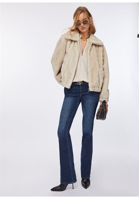 Bomber in teddy con trecce LIUJO | MF5094E1044W9868