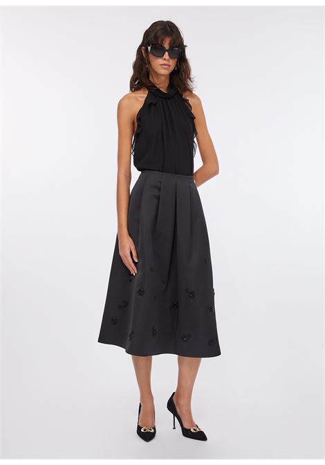 Gonna midi in taffetà LIUJO | MF5335T071A22222