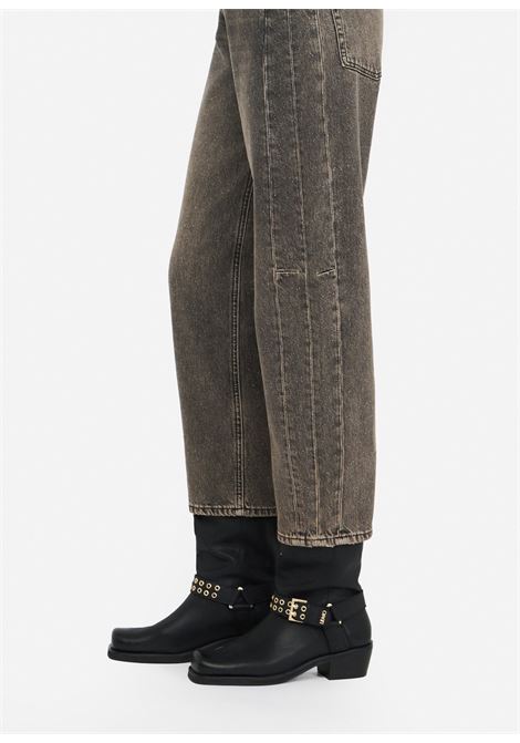 Jeans boyfriend con glitter LIUJO | MF5381D492788280