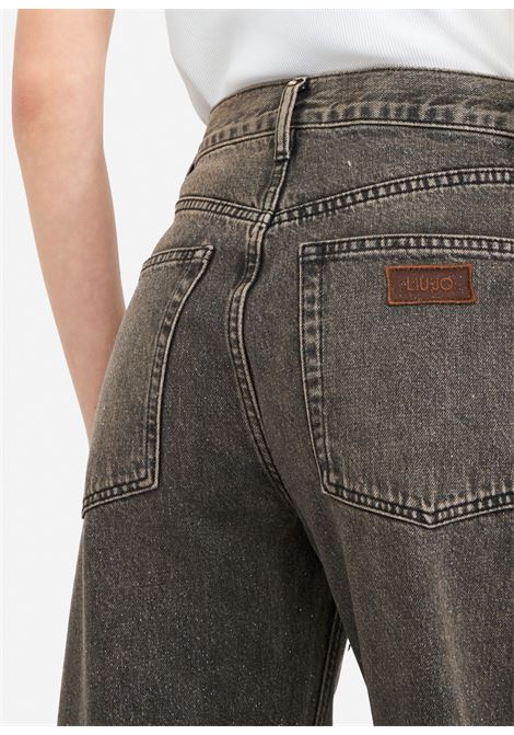 Jeans boyfriend con glitter LIUJO | MF5381D492788280
