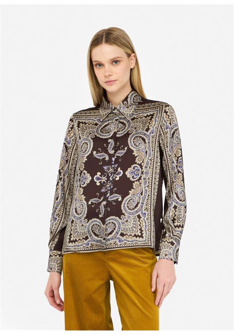 Camicia in twill stampato LIUJO | MF5393TS117P9141