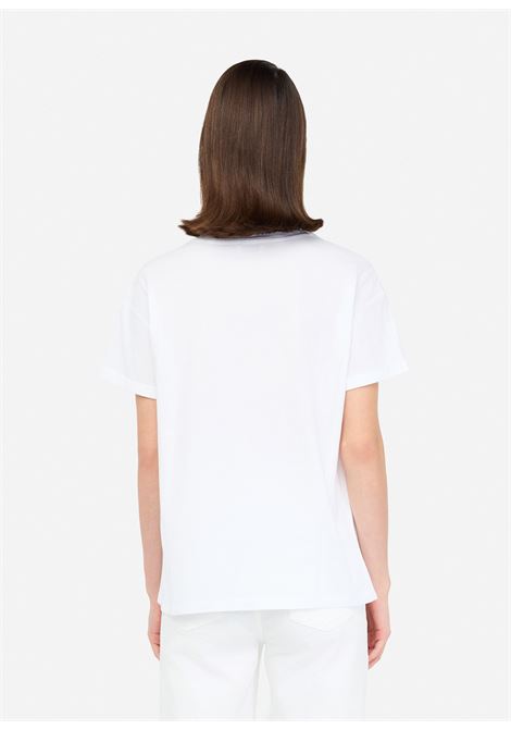 t-shirt lj paillettes LIUJO | UF5257JS904M9784