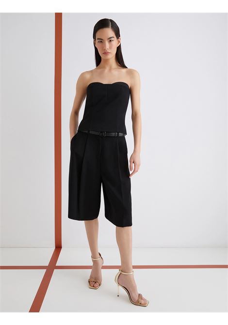 Bermuda BREDA iin envers satin con pince - NERO MARELLA | BREDA002