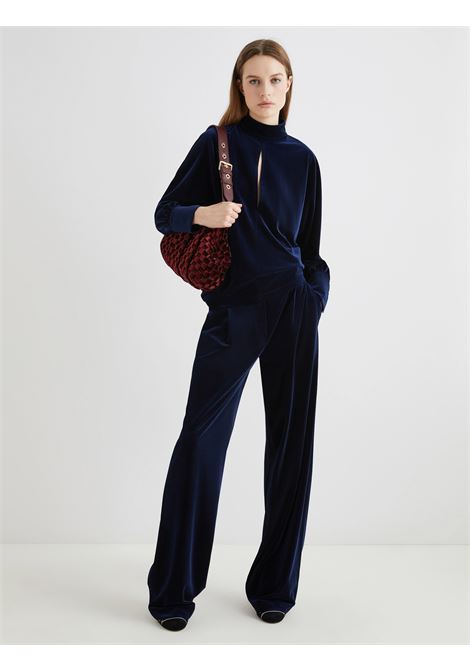 Blusa in velluto - BLU NOTTE MARELLA | CAMEL1003