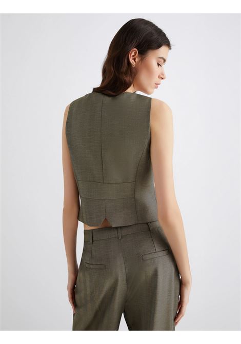 Gilet in saglia fluida Cantico - KAKI MARELLA | CANTICO002