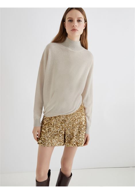 Maglia con drappeggio - NATURALE MARELLA | DEBORAH003