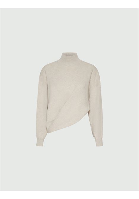Maglia con drappeggio - NATURALE MARELLA | DEBORAH003