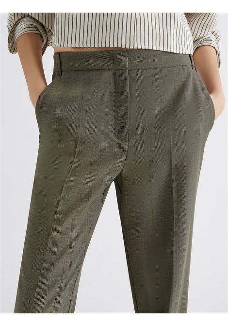 Pantalone in saglia fluida EDISON - KAKI MARELLA | EDISON002