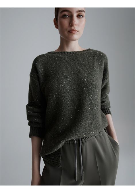 Maglia dritta in misto cashmere ENNIO - OLIVA MARELLA | ENNIO002