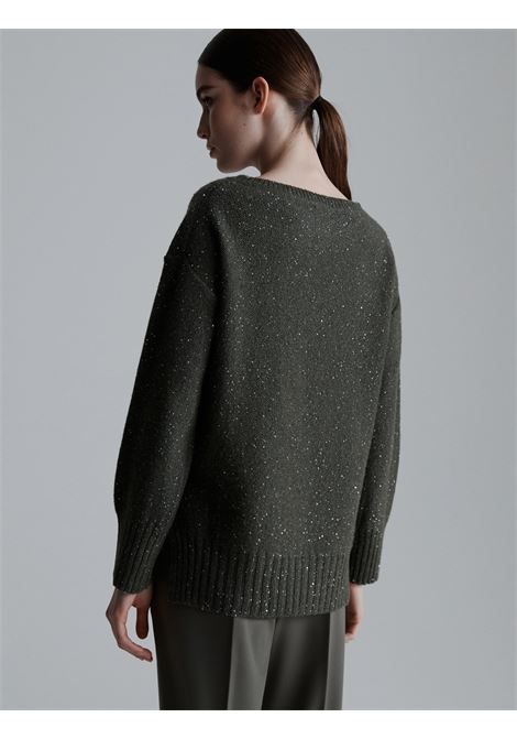 Maglia dritta in misto cashmere ENNIO - OLIVA MARELLA | ENNIO002