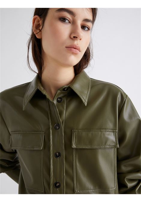Camicia corta in jersey spalmato Profilo - OLIVA MARELLA | PROFILO003