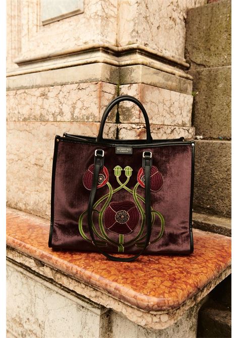 atena herbarium velet big MY BEST BAG | MYB-1005POPPY