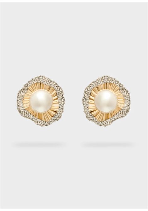 orecchini over con pietre NALì | EMOR1817ORO ARGENTO