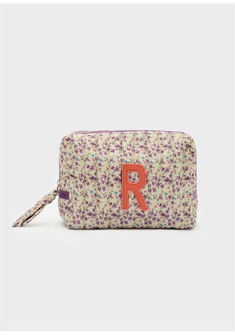 POUCH LETTERA R NALì | GMAC0014BEIGE VIOLA