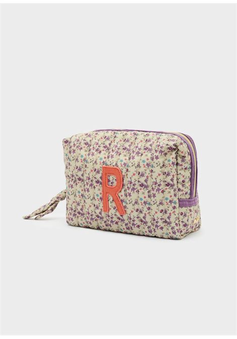 POUCH LETTERA R NALì | GMAC0014BEIGE VIOLA