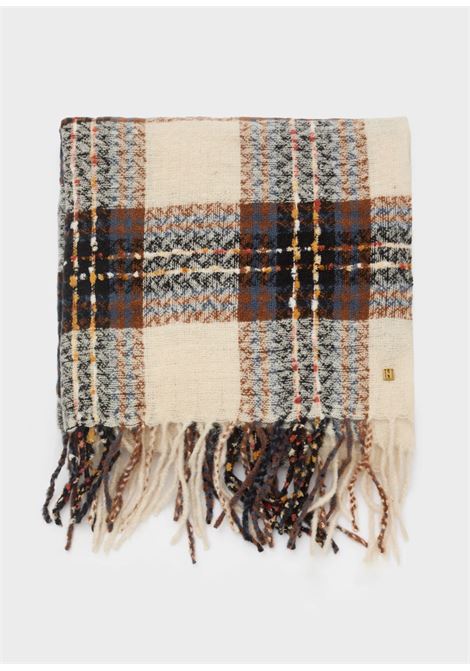 sciarpa gery check NALì | LASC0310PANNA MARRONE