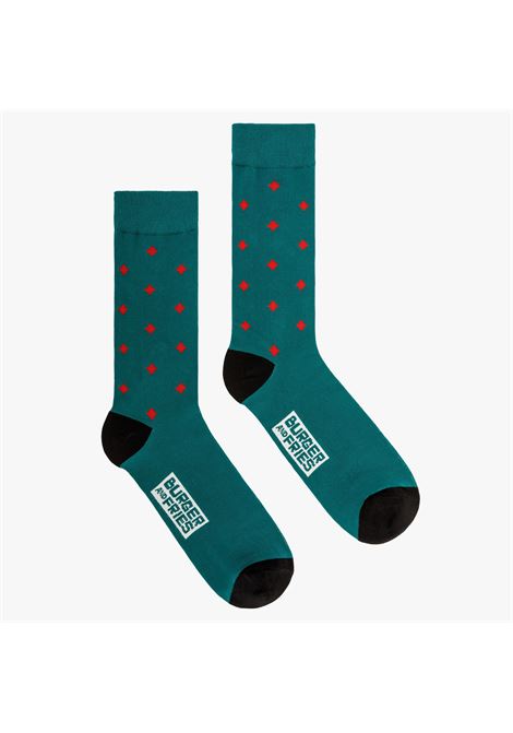 CARD GAME SOCKSVERDE INGLESE/ROSSO FUOCO SOCKS BURGER AND FRIES | BF12075030